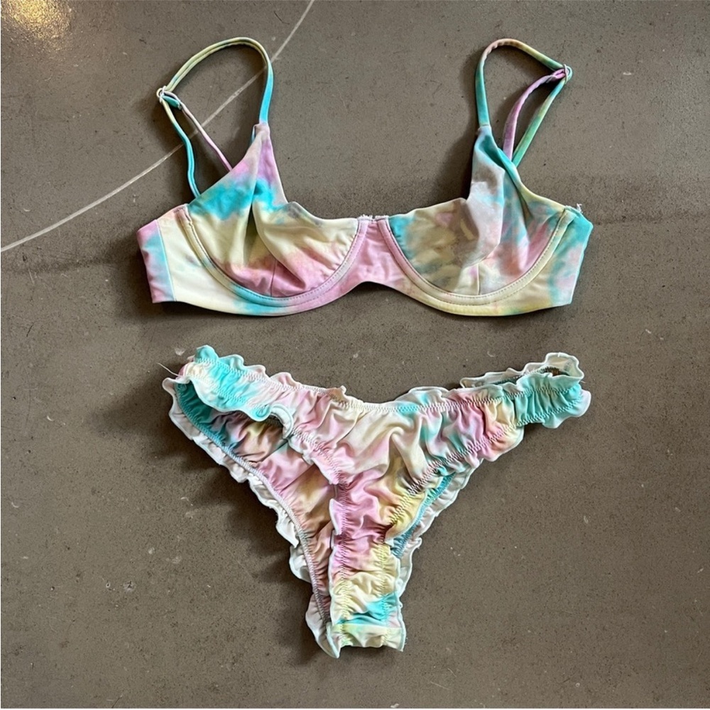Blackbough Pastel Tie-Dye Bikini